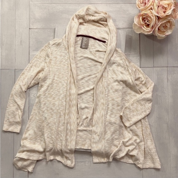 Dolan Cream Open-Front Cardigan - Picture 6 of 6